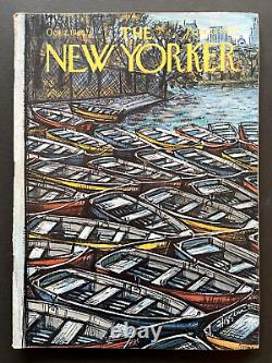 1st ed Capote In Cold Blood in New Yorker 4 issues Sep 25, Oct 2 9 & 16 1965