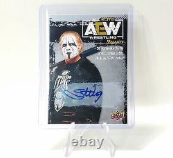 2021 AEW Sting Auto Autograph Upper Deck First Edition AEW Wrestling Magazine