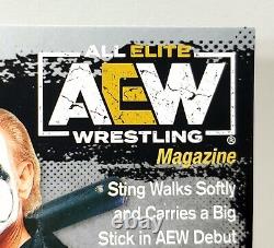 2021 AEW Sting Auto Autograph Upper Deck First Edition AEW Wrestling Magazine