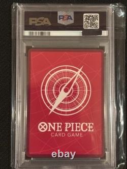 2025 One Piece En Promo / Psa Magazine Exclusive / Shanks #001 / Psa 9