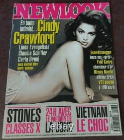 3x French Cindy Crawford magazines MAX april 1993 Photo #320 1996 Newlook 2005