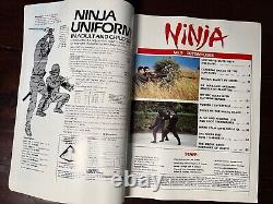 4 Ninja Magazines from 1984 & 1985 Free Shipping