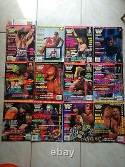 40 WWF Magazine Collection 1990-1996 Bret Hart, Shawn Michaels, The Undertaker