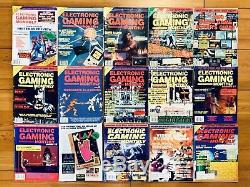 45 Electronic Gaming Monthly Magazines EGM Lot No 1-6, 8-28, 30-38, 42-50 Extras
