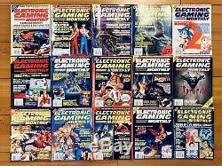 45 Electronic Gaming Monthly Magazines EGM Lot No 1-6, 8-28, 30-38, 42-50 Extras