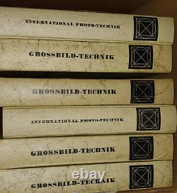 59 issues Grossbild Technik LINHOF Schneider ZEISS Sinar 6 binders +12 1956-71