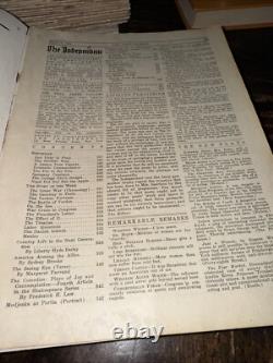 62 Antique 1915 -1916 THE INDEPENDENT MAGAZINE- Antique Paperbacks