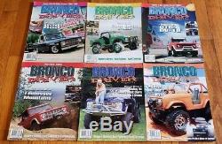 66-77 Early Bronco Driver Magazine Issues 6-69 19 Are Sealed Rare Collector Lot