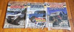 66-77 Early Bronco Driver Magazine Issues 6-69 19 Are Sealed Rare Collector Lot