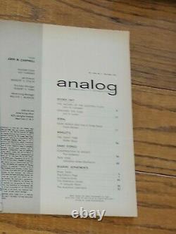 ANALOG MAGAZINE DEC 1963 & JAN 1965. 1st DUNE WORLD BY FRANK HERBERT. RARE SCI-FI