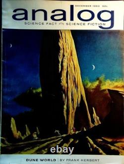 ANALOG Magazines SET OF 3 DUNE WORLD by FRANK HERBERT 1963-1964
