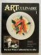 Artculinaire, Premier Issue, Summer 1986, With Typo On Hard Cover, Limited Edition