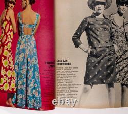 AUDREY HEPBURN Cecilia PETER KNAPP Elle magazine 21 April 1966 Chloe OP ART Dior