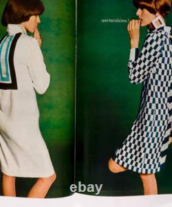 AUDREY HEPBURN Cecilia PETER KNAPP Elle magazine 21 April 1966 Chloe OP ART Dior