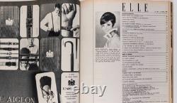 AUDREY HEPBURN Cecilia PETER KNAPP Elle magazine 21 April 1966 Chloe OP ART Dior