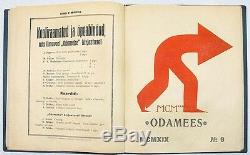 AVANT-GARDE Covers PEET AREN Magazine ODAMEES 1919 Annual Subscription ESTONIA