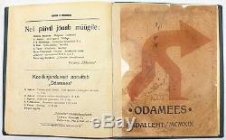 AVANT-GARDE Covers PEET AREN Magazine ODAMEES 1919 Annual Subscription ESTONIA