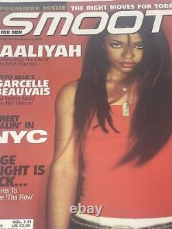 Aaliyah Smooth Magazine Vol. 1 #1. Excellent Condition Aaliyah R&B Hip Hop