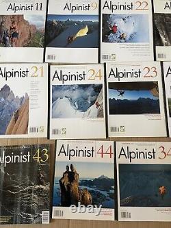 Alpinist Magazine Lot, Mixed Years, Rock Climbing Total 24