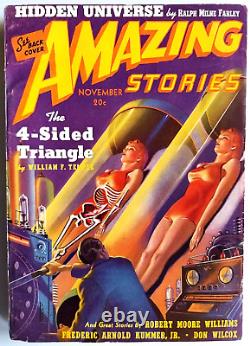 Amazing Stories Pulp Vol. 13 #11 Fn 6.0 Nov. 1939. Amazing Colors