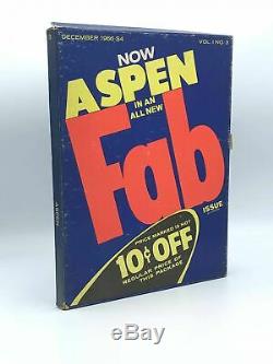 Andy WARHOL, David DALTON / Aspen Magazine Vol 1 no 3 The Fab Issue 1st ed 1966