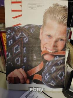 Andy Warhol Interview Magazine July 1987 Pee Wee Herman & Uma Thurman, Keanu