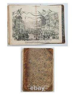 Antique 1858 THE ILLUSTRATED LONDON NEWS MAGAZINES BOUND January thru June