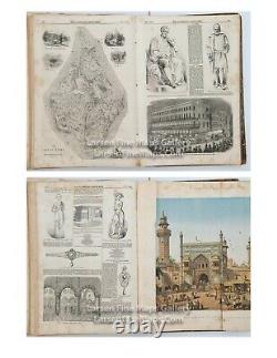 Antique 1858 THE ILLUSTRATED LONDON NEWS MAGAZINES BOUND January thru June