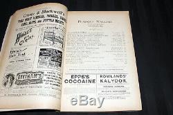 Antique magazine PEARSONS 1897. H. G. WELLS'War of the Worlds' novel book 1st