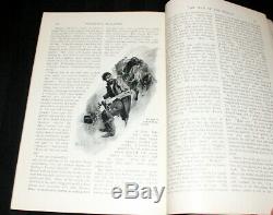 Antique magazine PEARSONS 1897. H. G. WELLS'War of the Worlds' novel book 1st