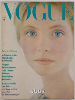 Apollonia NORMAN PARKINSON Olga Korbut PETER SELLERS Twiggy VOGUE July 1973 Judi