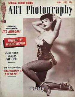 Art Photography Vol. 6 #11 May 1955 VG/FN Bettie Page Cover Pin-Up Magazine