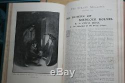 Arthur Conan Doyle'Sherlock Holmes', Strand Magazine with signed card