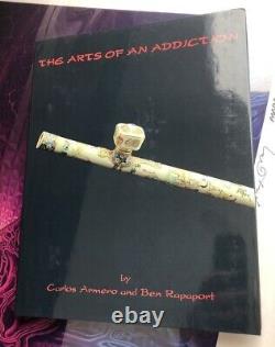 Arts of Addiction Opium Book Pipe Lamp Smoking Tray Pillow Knife Jar Box Damper