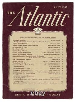 As We May Think by VANNEVAR BUSH First Edition The Atlantic, July 1945