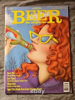 BEER The Magazine Vol. 1, #1 (January 1993) Collectors Edition. Rare 1st Print