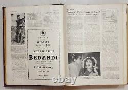 BIND OF 12 RARE BOLLYWOOD VINTAGE FILMINDIA MAGAZINE 1951 complete year