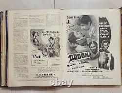 BIND OF 12 RARE BOLLYWOOD VINTAGE FILMINDIA MAGAZINE 1951 complete year