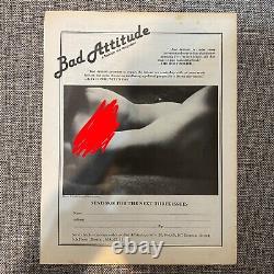 Bad Attitude Vintage Lesbian Volume 1 issue 3 1985 SUPER RARE