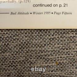 Bad Attitude Vintage Lesbian Volume 1 issue 3 1985 SUPER RARE