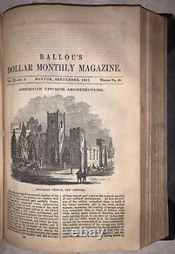 Ballou's Dollar Monthly Magazine, Volumes V & Vi, January 1857 December 1857