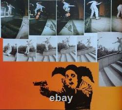 Banksy Lodown magazine 2001 feat. Clown Skateboards. Bizarre, Adjusters, Flaunt