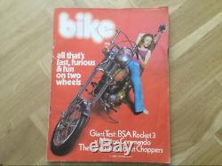 Bike Magazine Summer 1971 1st ever issue. Genuine and authentic. Great condition