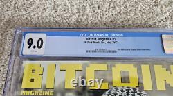 Bitcoin Magaine Issue #1 Graded Cgc 9.0 Own A Part Of History