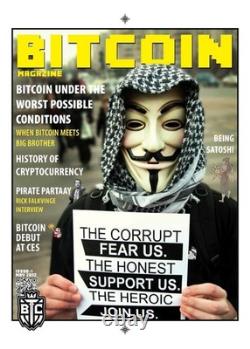 Bitcoin Magazine #1 1st Issue CGC 9.6 Graded + BTCTC Trading Cards Sealed Pack