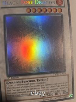 Black Rose Dragon (Ghost Rare) CSOC-EN039 Crossroads of Chaos 1st Edition