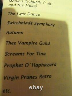 BloodStained Tears Magazine, Virgin Prunes, Switchblade, Scream for Tina Gothic