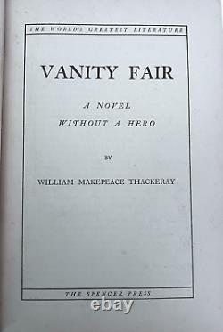 Book Vanity Fair 1848 First Edition A Novel Without A Hero William Thackeray