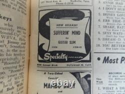 Bound 1954 Billboard Magazine new R & B charts, new artist Elvis, jukebox Fats D