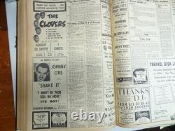 Bound 1954 Billboard Magazine new R & B charts, new artist Elvis, jukebox Fats D